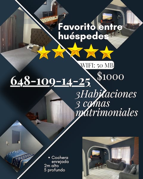 for 7 people $1000 x Night 3 beds matri+1Ind.