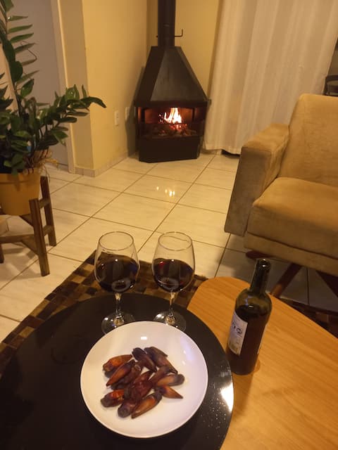 Cozy apartment in a good location.