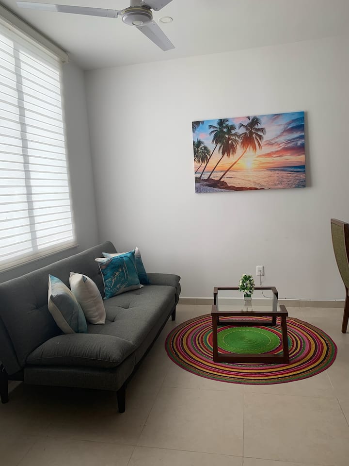 Მისაღები ოთახი, რომელიც გარდაიქმნება გასაშლელ დივნად 