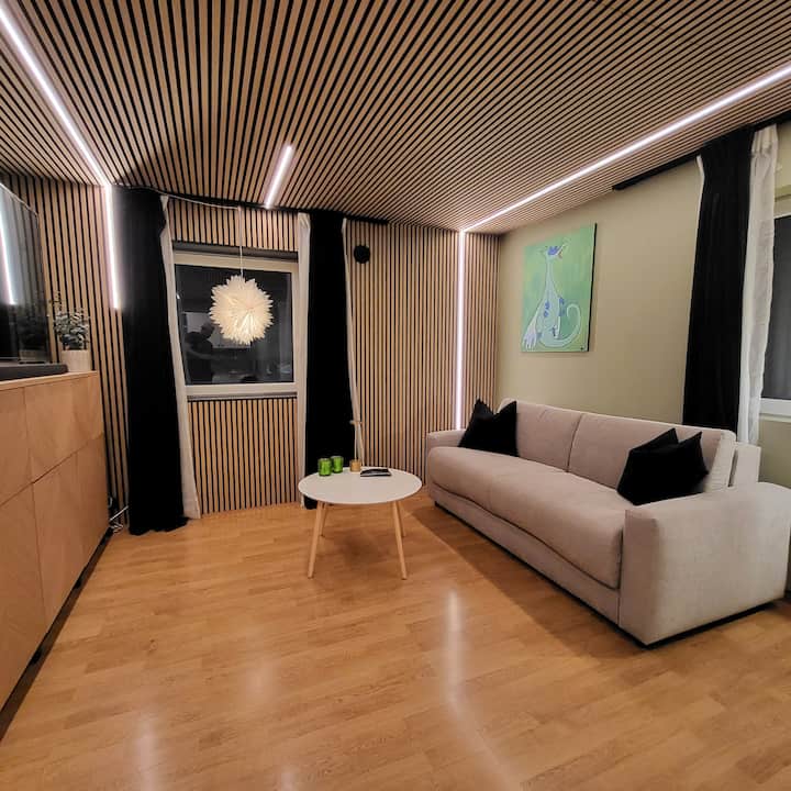 Stue med sovesofa