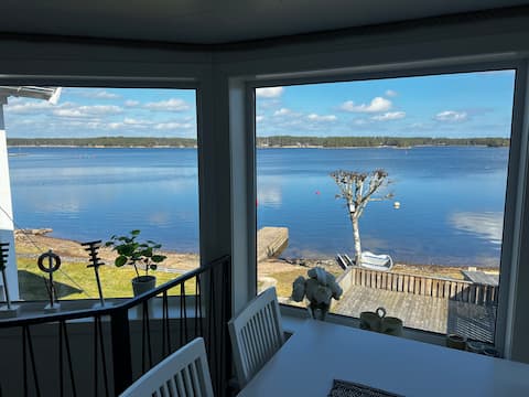 Attefallshus & friggebod, Private lake plot, jetty