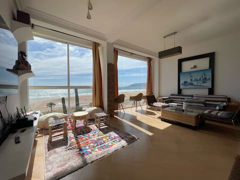 Popular Airbnb listing: Beachfront home with rooftop terrace in Tamri
