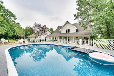 Luxury Mtn Estate: 20 Acres, Pool, Fishing, ATV