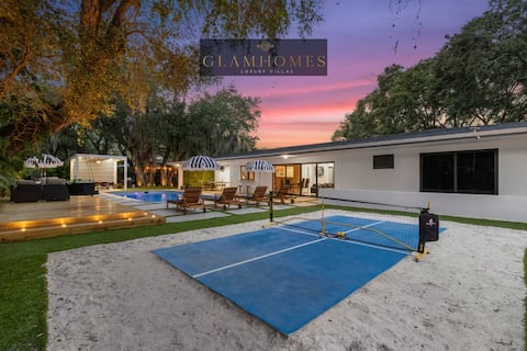 Private Beach | Pickleball | Pool | GlamHomes