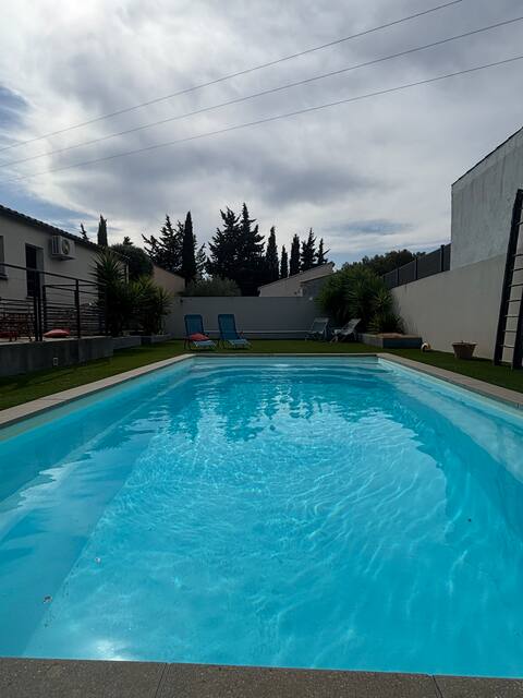 South Air-conditioned Villa - Pool - 4 Bedrooms