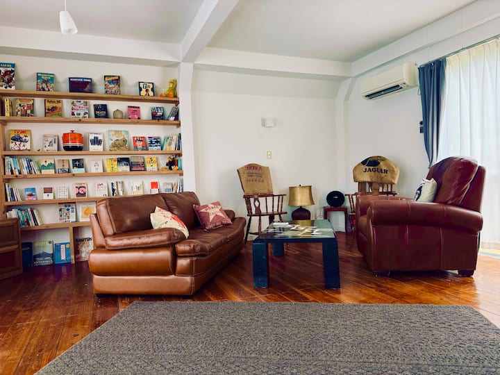 Book & Art Private Cottage Near White-sand Beach - Nago