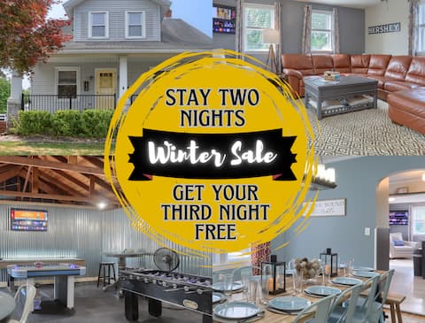 Hot Tub & Gameroom 15 Minutes To Hershey