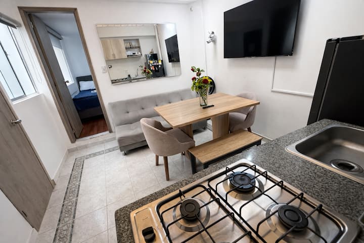 Bright And Simple Apt - Bogotá