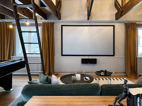 Unique accommodation with cinema and pool table