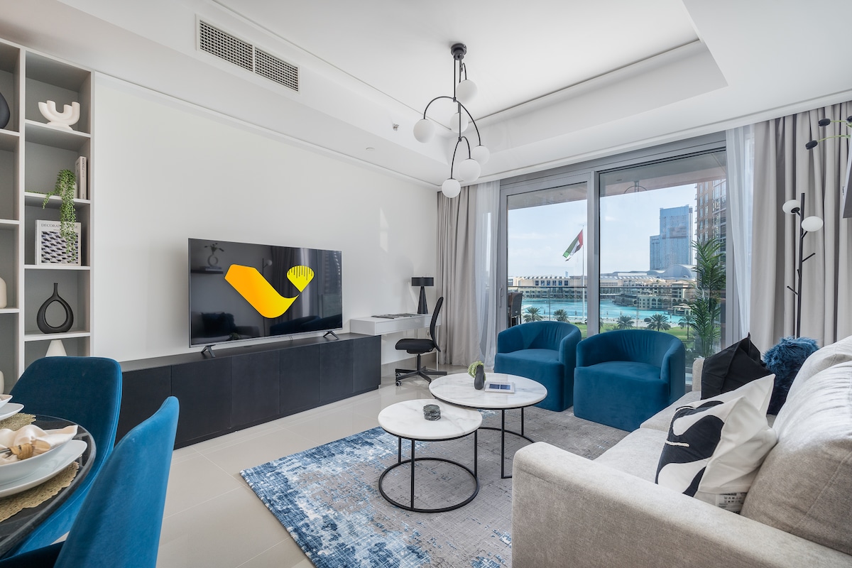 2 Bedroom Furnished Apartment with Burj Khalifa & Fountain View · VII 2