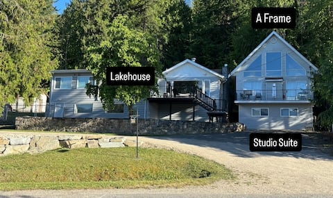 Semi-Lakefront | Dock & Buoy | Sleeps 16 | 3 Units