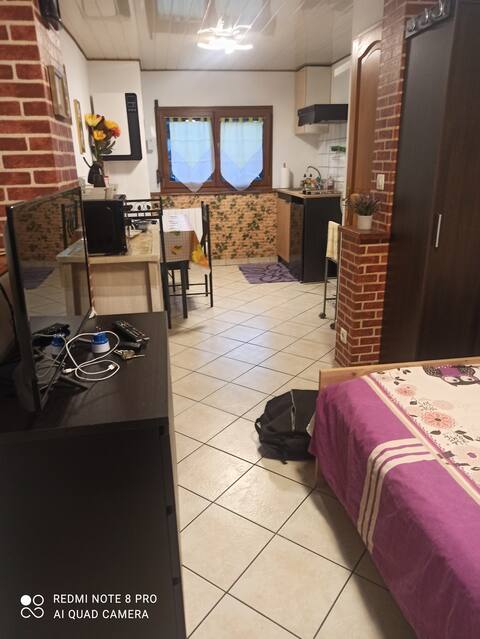 fully equipped single-story apartment