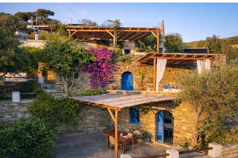 Stone Suites at Kotseli: Pool, Sunset & Sea View