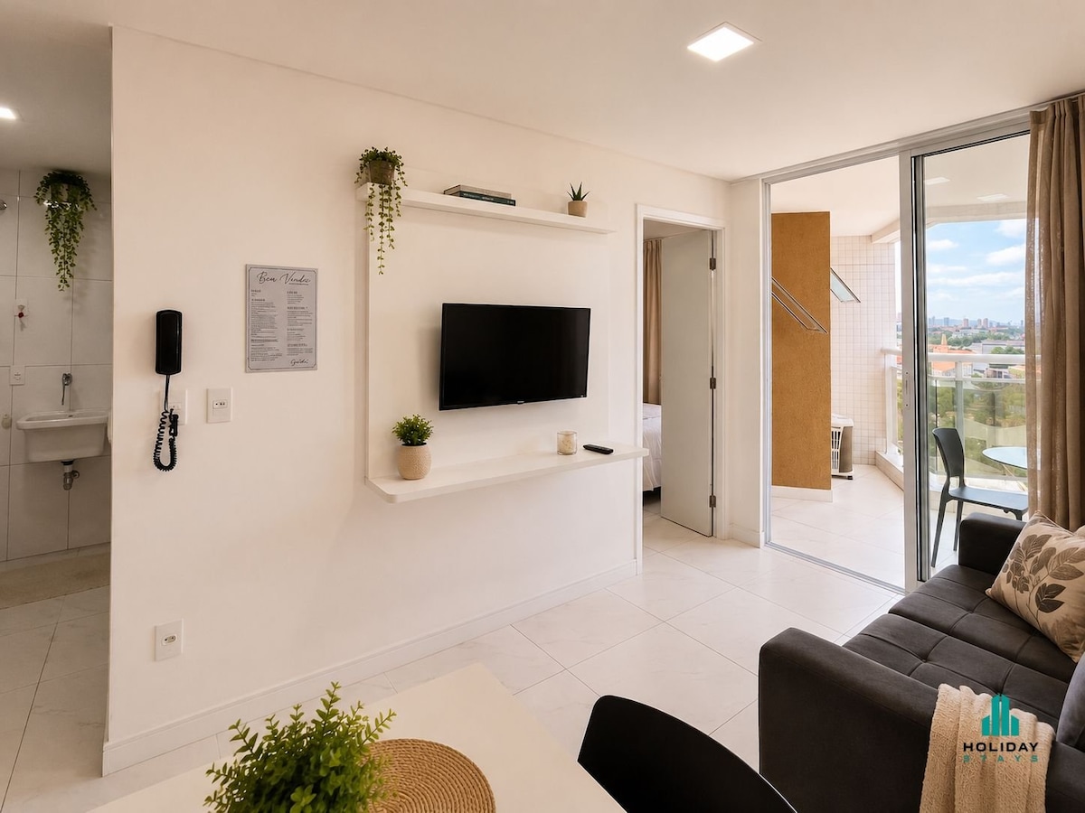 Foto do anúncio de Apartamento 1 Quarto com Vista Parcial para o Mar em Praia de Iracema, Fortaleza