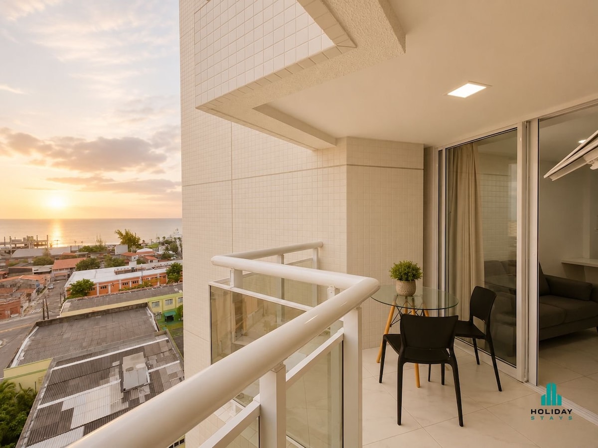 Foto do anúncio de Apartamento 1 Quarto com Vista Parcial para o Mar em Praia de Iracema, Fortaleza