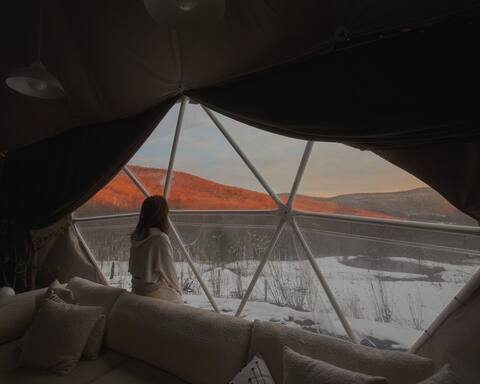 Mtn View Lux Dome w/ Heated Plunge Pool