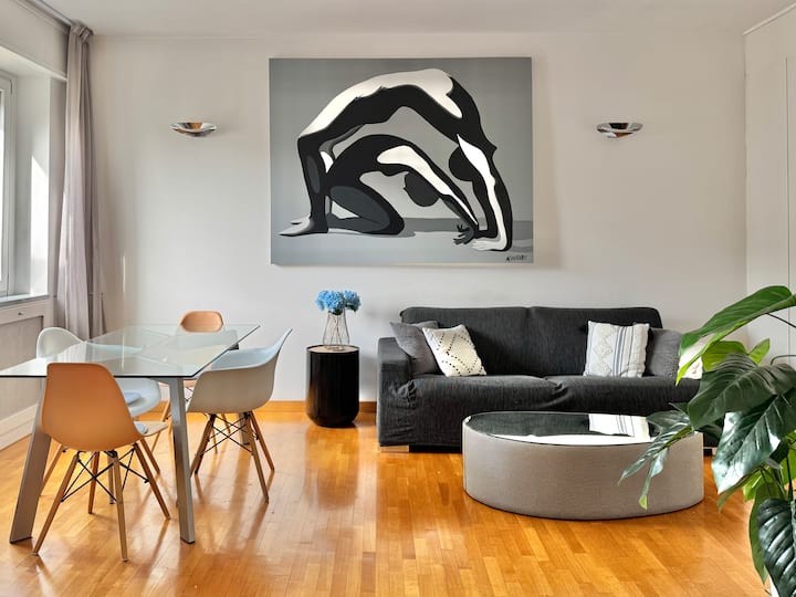 Stylish Penthouse With Terrace - A Peace Oasis - Milan