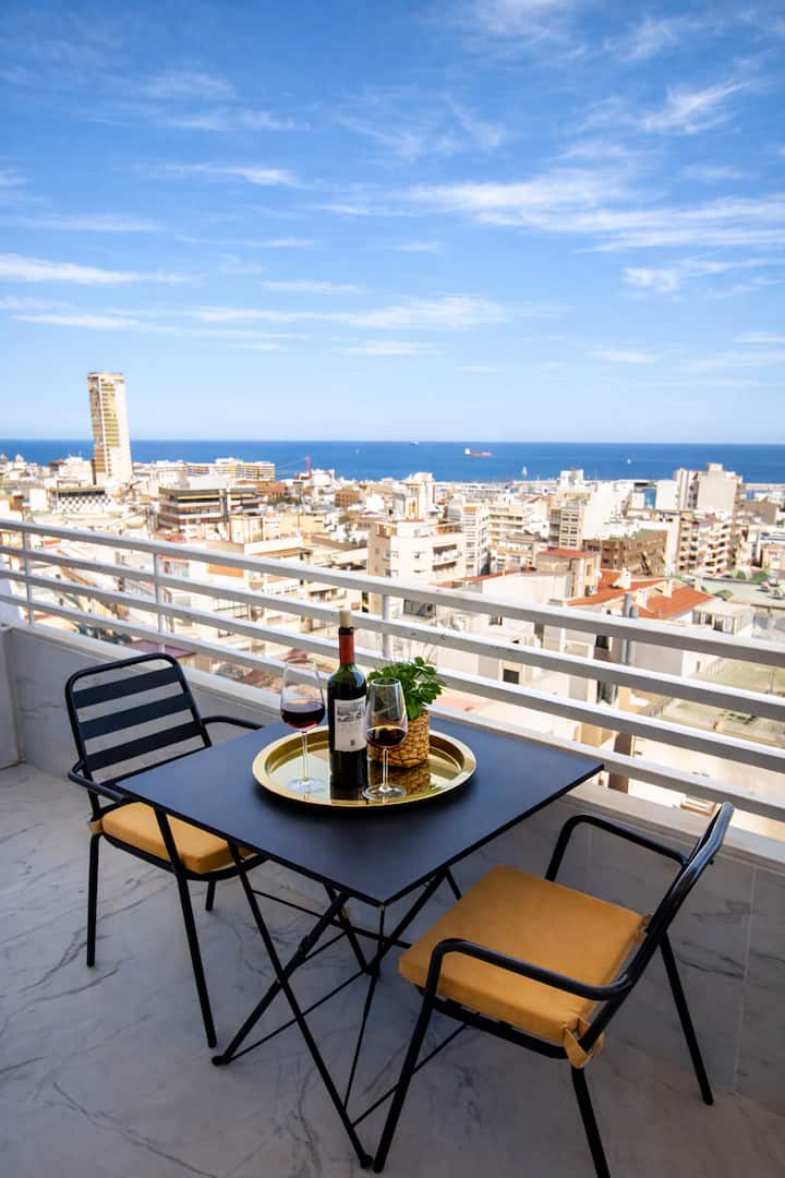 Romantic Sea View Studio With Jacuzzi In Alicante - Alicante