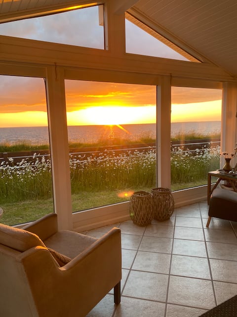 Amazing views of the Great Belt 
8 people