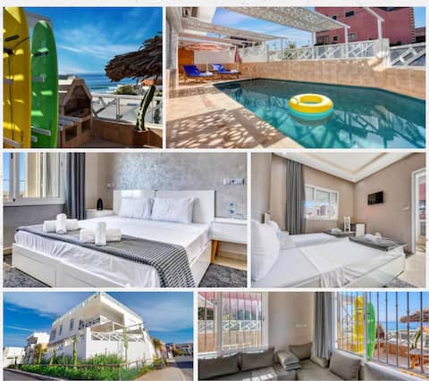 Luxury Villa: Private Pool & Exclusive Surf Gear