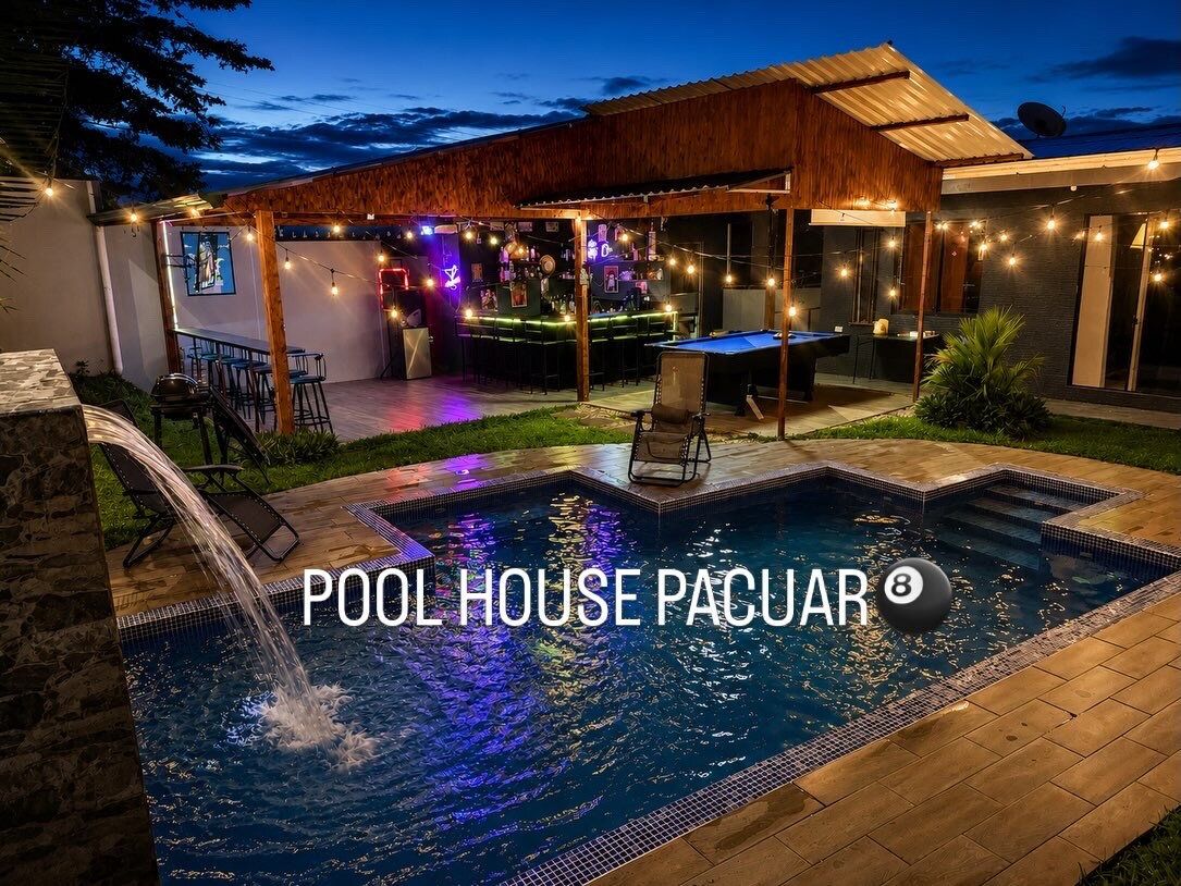 Entire place, Pool House Pacuar — 3 bedroom vacation rental in Cristo Rey