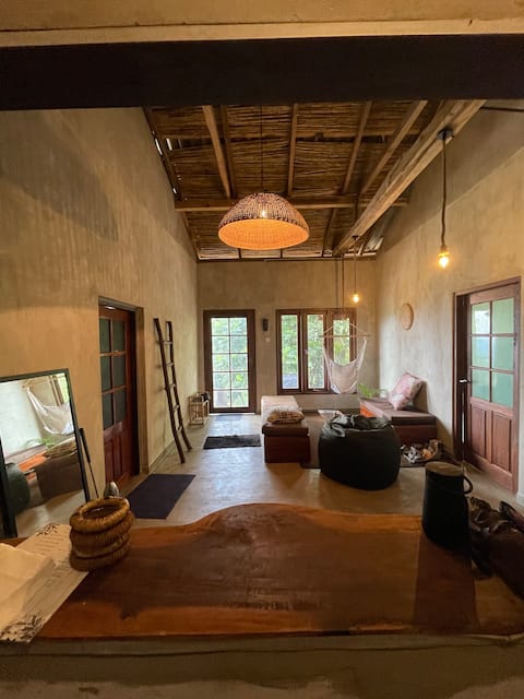Boutique home with a heated pool