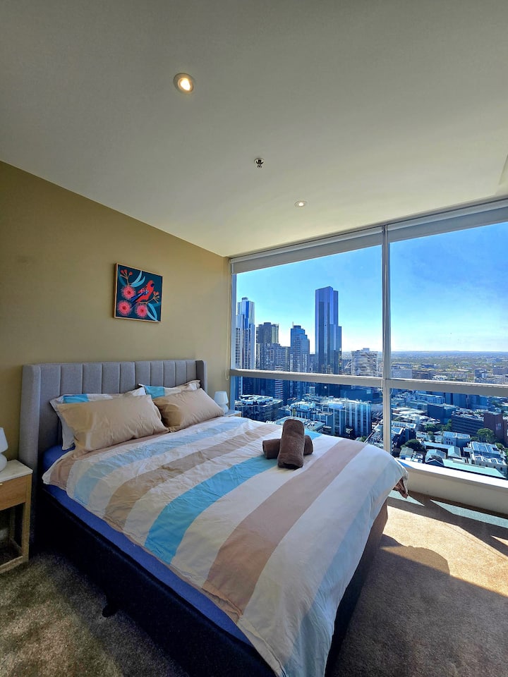 Free Carpark 2 Beds With View Gym Pool Melbcentral - Melbourne