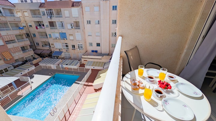 Cosy Flat With Pool 200m From The Sea - Torrevieja