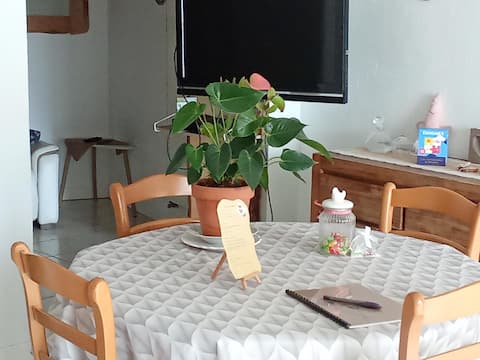 two-bedroom house on the outskirts of Toulouse