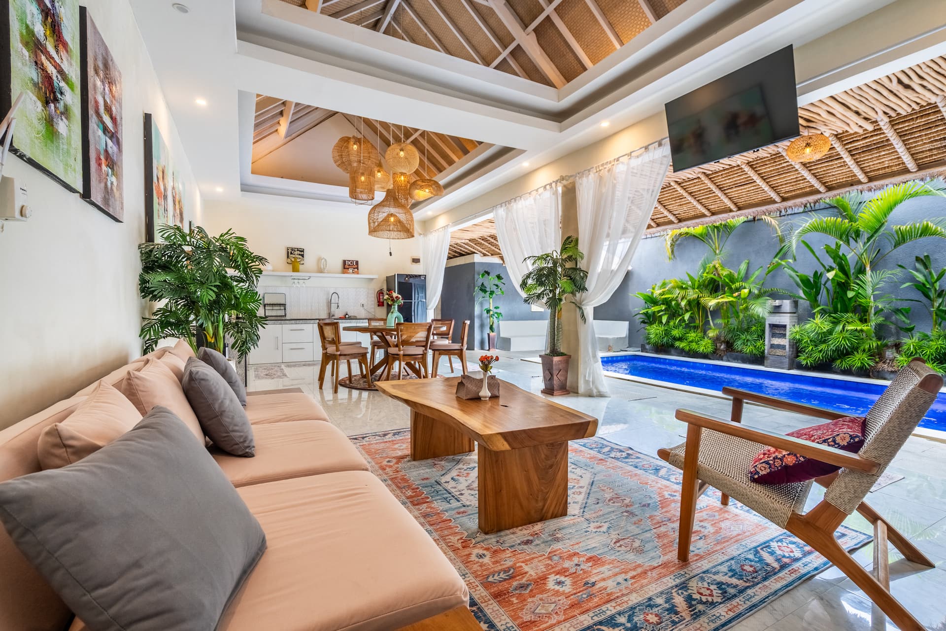 Hamra Poolside Haven 3 Bedroom Private Villa in Bali 2