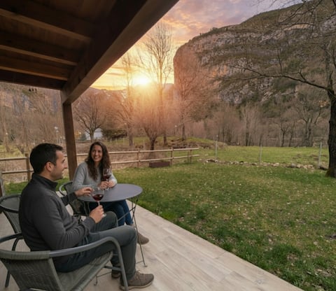 Unique Views of Ordesa | Chalet with Pool and BBQ