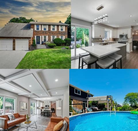 Top Airbnb: Ultimate Privacy In The City | 4 Bdrms 4 Washrooms in Scarborough—Rouge Park