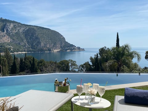 Luxury Villa Panoramic Sea View Near Monaco