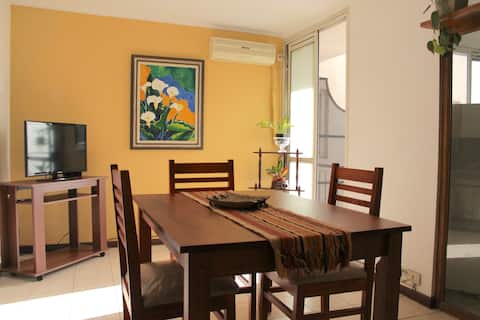 Bright apartment on Av. Las Heras, City