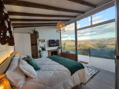 Chalé Antares. Romance in Mantiqueira