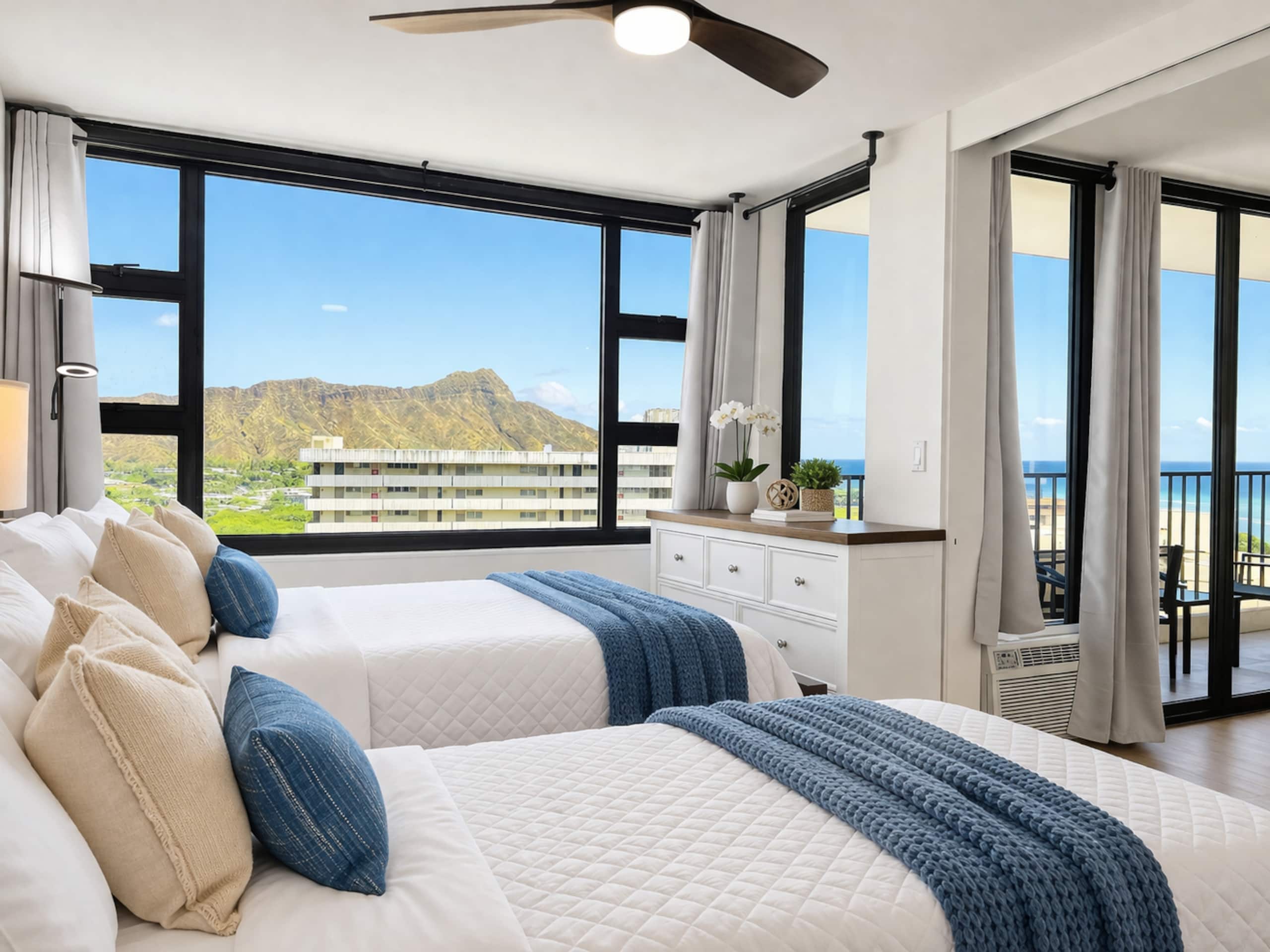 DiamondHead Ocean View Suite |Free Parking| 2Queen - Image 1