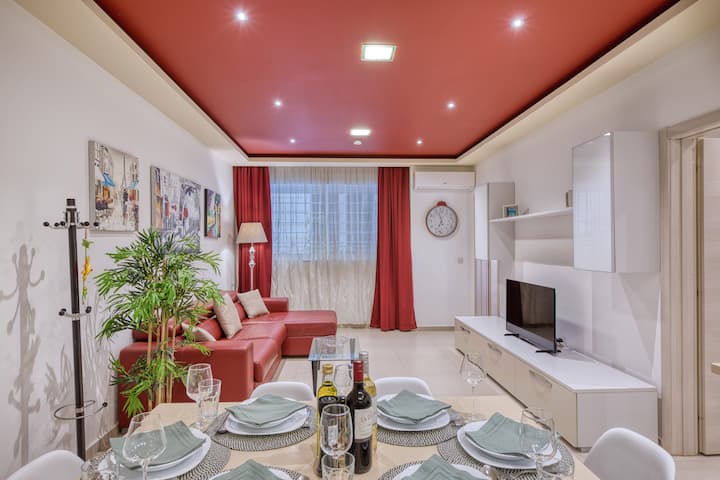Modern 2 Bedroom Flat With Yard In Sliema Nbor1-1 - Valeta