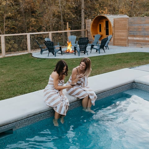 Woodland Retreat with Pool, Sauna & Event Space