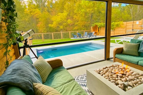 Woodland Retreat with Pool, Sauna & Event Space