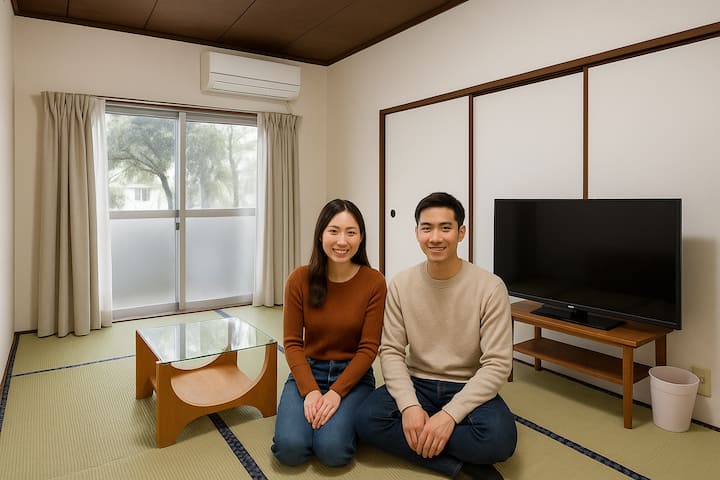 広い、戸建て、まるまる貸し切り、一軒家、ペットOk　最大２０人(３棟貸し切りで)さんこ3号棟65㎡ - Takamatsu