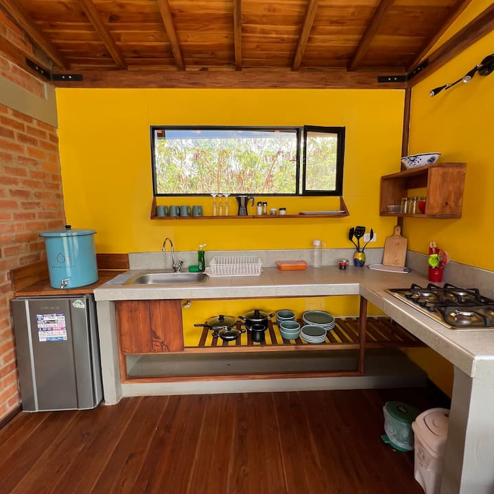 Cabaña 1 Finca La Buganvilia - Sutamarchán
