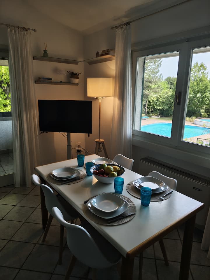Vista Lago & Piscina- Relax Azzurro A 50m Dal Lago - Padenghe sul Garda