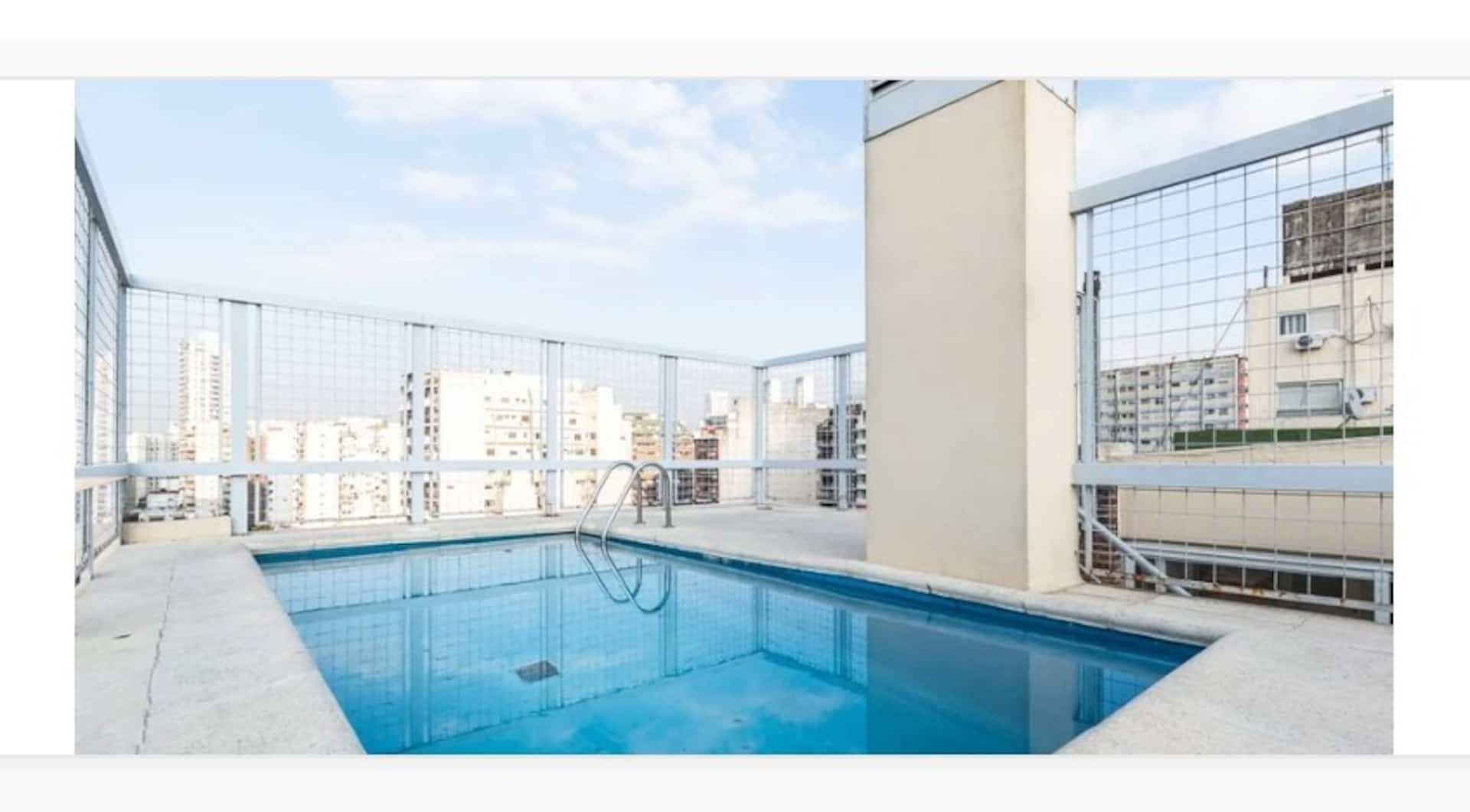Apartamento de dois ambientes com varanda em Palermo
