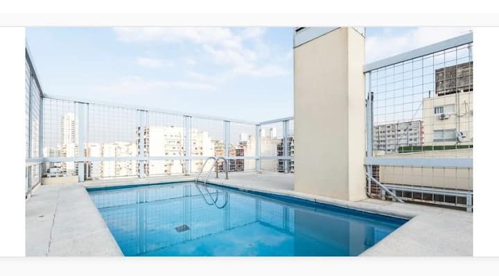 Apartamento de dois ambientes com varanda em Palermo