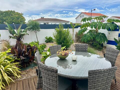 Beachfront house rental