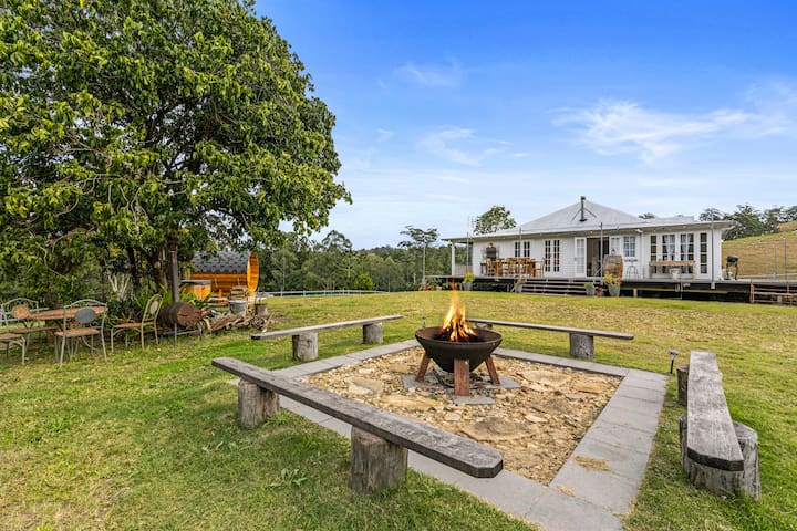 Homestead + Tiny Home with Sauna + Ice bath/spa