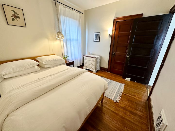 There are four pillows provided in each bed for ultimate comfort for guests