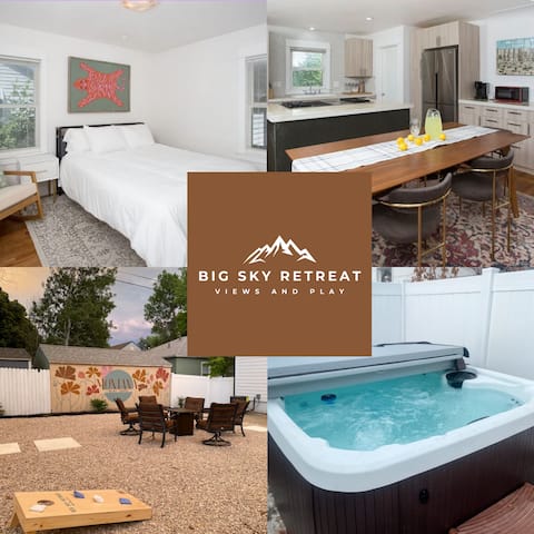 Big Sky Retreat + Hot Tub