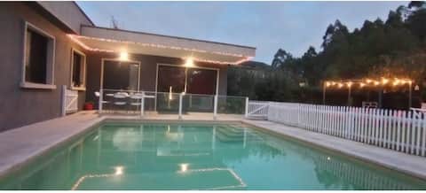 Villa with pool and fun Ría de Vigo