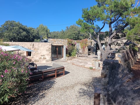 Moulin en Balagne, walking distance to Corbara/Algajola beach